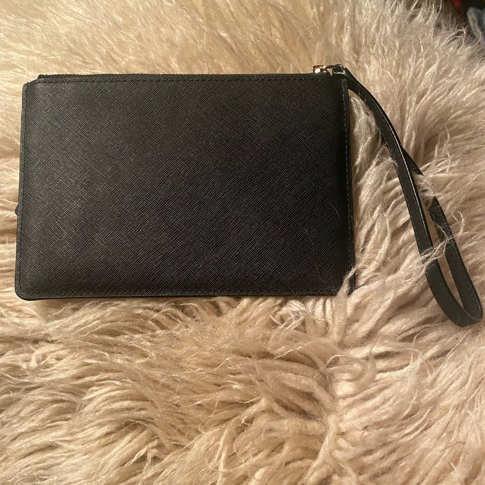 Kate Spade Tinie Laurel Way  Black Wristlet Clutch - Picture 3 of 6